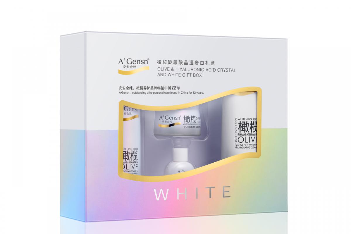 Olive Hyaluronic Acid Crystal Ying Luxury White Gift Box